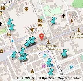 Mappa Piazza Porta Pretoria, 11100 Aosta AO, Italia (0.144)