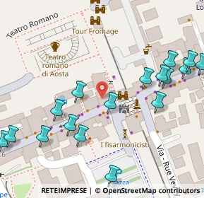 Mappa Piazza Porta Pretoria, 11100 Aosta AO, Italia (0.0885)