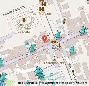 Mappa Piazza Porta Pretoria, 11100 Aosta AO, Italia (0.1315)