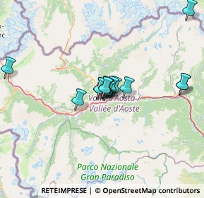 Mappa Via Porta Praetoria, 11100 Aosta AO, Italia (9.65286)