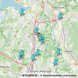 Mappa Piazza Libertà, 21040 Caronno Varesino VA, Italia (4.44273)