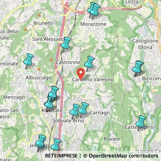 Mappa Piazza Libertà, 21040 Caronno Varesino VA, Italia (2.80412)