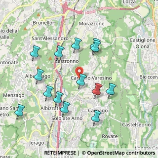 Mappa Piazza Libertà, 21040 Caronno Varesino VA, Italia (1.99)