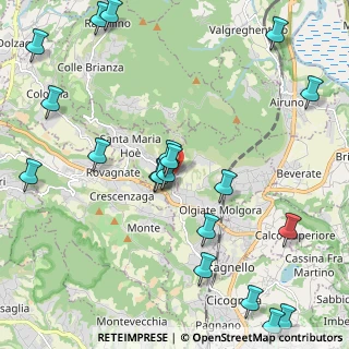 Mappa Via Molgoretta, 23887 Olgiate Molgora LC, Italia (2.6835)