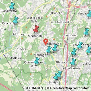 Mappa 21040 Sumirago VA, Italia (3.00714)