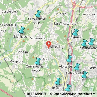 Mappa 21040 Sumirago VA, Italia (3.07273)