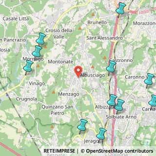 Mappa 21040 Sumirago VA, Italia (3.09636)