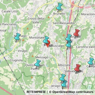 Mappa 21040 Sumirago VA, Italia (2.775)