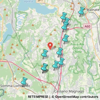 Mappa 21040 Sumirago VA, Italia (4.23667)