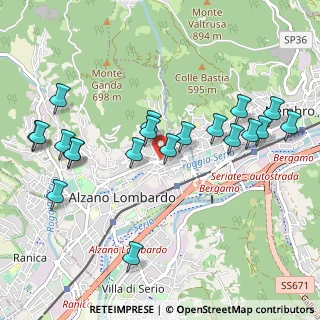 Mappa Via Mons. Piazzoli, 24022 Alzano Lombardo BG, Italia (1.0785)