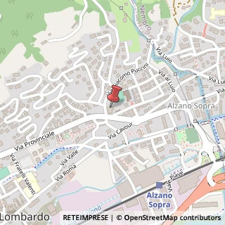 Mappa Via Piazzoli Monsignor, 1, 24022 Alzano Lombardo, Bergamo (Lombardia)