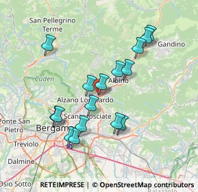 Mappa Via alle Case della Vecchia, 24027 Nembro BG, Italia (6.83125)