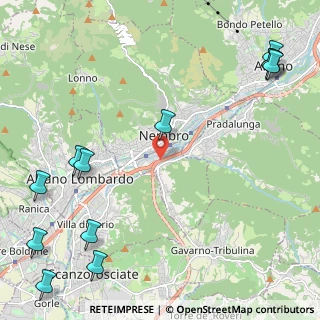 Mappa Via Raul Follereau, 24027 Nembro BG, Italia (3.26083)