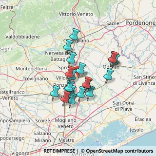 Mappa Via Don Angelo, 31052 Maserada sul Piave TV, Italia (10.4275)