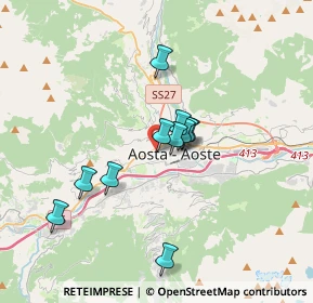 Mappa Via Lexert, 11100 Aosta AO, Italia (2.67818)