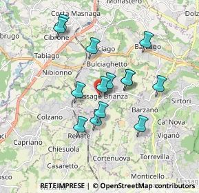 Mappa 23893 Cassago Brianza LC, Italia (1.51857)