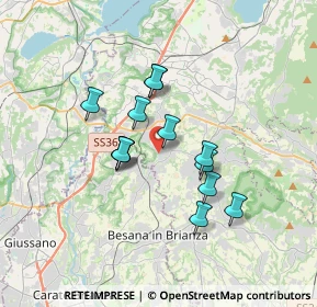 Mappa 23893 Cassago Brianza LC, Italia (2.71)