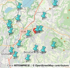 Mappa 23893 Cassago Brianza LC, Italia (4.83412)