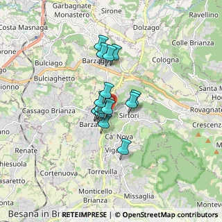 Mappa 23891, 23891 Barzanò LC, Italia (1.06133)