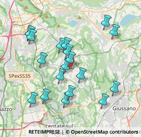 Mappa Via Cesare Battisti, 22063 Cantù CO, Italia (3.74684)