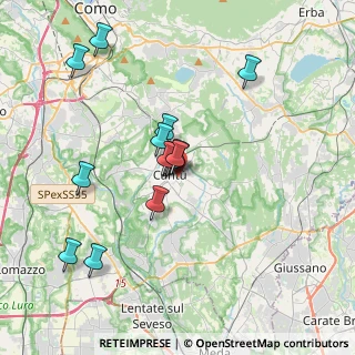 Mappa Via Cesare Battisti, 22063 Cantù CO, Italia (3.26143)