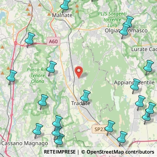 Mappa Piazza Lamperti Arcangelo, 21040 Venegono Inferiore VA, Italia (6.9155)