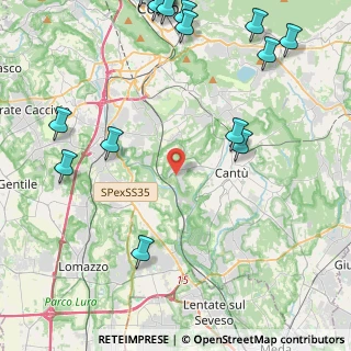 Mappa Via ai Ronchi, 22060 Cucciago CO, Italia (6.616)