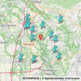 Mappa Via ai Ronchi, 22060 Cucciago CO, Italia (3.99067)