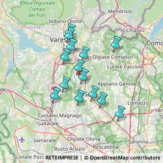 Mappa Via Privata Ingegnere Paolo Foresio, 21040 Venegono Inferiore VA, Italia (6.035)