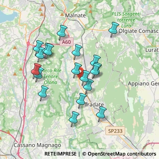 Mappa Via Privata Ingegnere Paolo Foresio, 21040 Venegono Inferiore VA, Italia (3.51421)