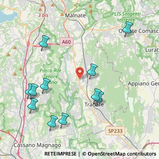 Mappa Via Privata Ingegnere Paolo Foresio, 21040 Venegono Inferiore VA, Italia (4.88364)