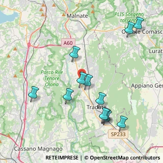Mappa Via Privata Ingegnere Paolo Foresio, 21040 Venegono Inferiore VA, Italia (4.32583)