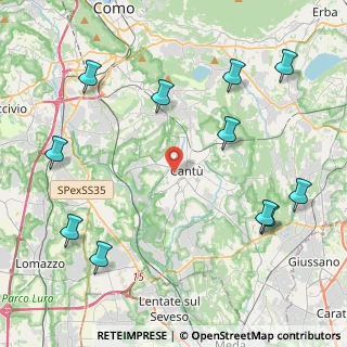 Mappa Via Marco Polo, 22063 Cantù CO, Italia (5.35455)