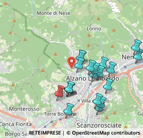 Mappa Via Gustinelli, 24022 Alzano Lombardo BG, Italia (1.8215)