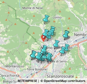 Mappa Via Gustinelli, 24022 Alzano Lombardo BG, Italia (1.513)