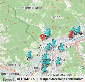 Mappa Via Gustinelli, 24022 Alzano Lombardo BG, Italia (1.97286)