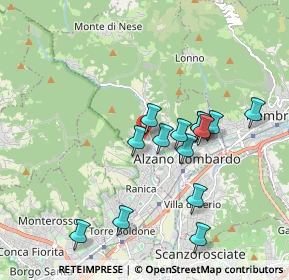 Mappa Via Gustinelli, 24022 Alzano Lombardo BG, Italia (1.70429)