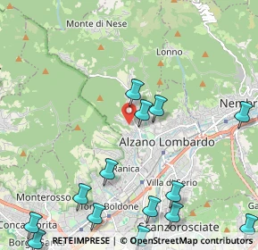 Mappa Via Gustinelli, 24022 Alzano Lombardo BG, Italia (3.11125)