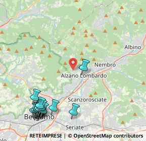 Mappa Via Gustinelli, 24022 Alzano Lombardo BG, Italia (5.82471)
