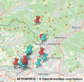 Mappa Via Gustinelli, 24022 Alzano Lombardo BG, Italia (4.51077)