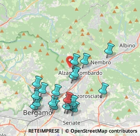 Mappa Via Gustinelli, 24022 Alzano Lombardo BG, Italia (4.23526)