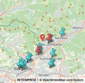Mappa Via Gustinelli, 24022 Alzano Lombardo BG, Italia (4.10667)