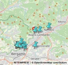 Mappa Via Gustinelli, 24022 Alzano Lombardo BG, Italia (3.97182)