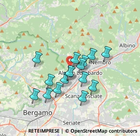 Mappa Via Gustinelli, 24022 Alzano Lombardo BG, Italia (2.87438)