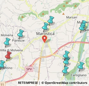Mappa Via Colonnello Scremin, 36063 Marostica VI, Italia (2.9275)