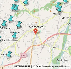 Mappa Via Colonnello Scremin, 36063 Marostica VI, Italia (3.402)