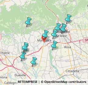 Mappa Via Colonnello Scremin, 36063 Marostica VI, Italia (6.8225)