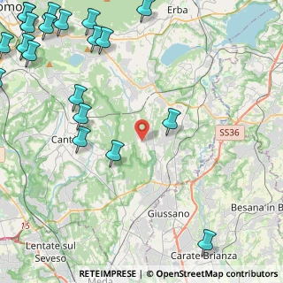 Mappa Via Monviso, 22040 Brenna CO, Italia (7.0585)