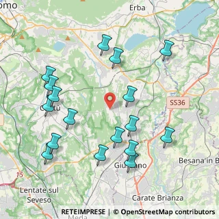 Mappa Via Monviso, 22040 Brenna CO, Italia (4.42294)