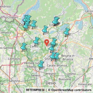 Mappa Via Monviso, 22040 Brenna CO, Italia (8.0135)